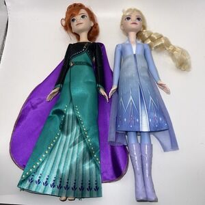 Frozen Dolls - Lot Of 2 Doll‎ Set  12"